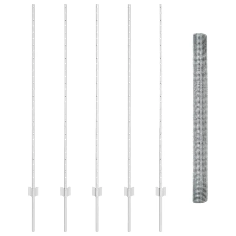 Suvirintas vielos tvora su stulpeliu 10 x 1,4 m (P x A)