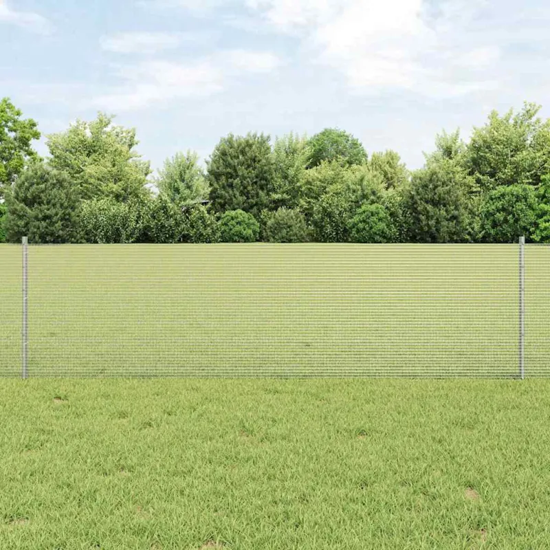 Suvirintas vielos tvora su stulpeliu 25 x 0,6 m (W x H)