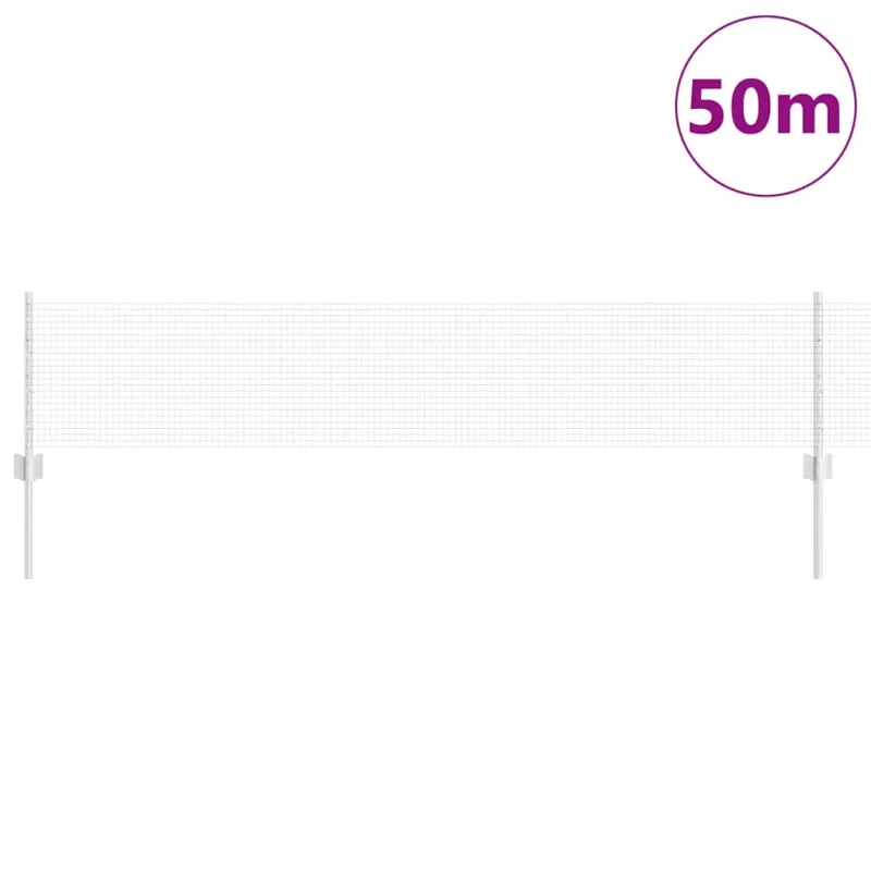 Suvirintas vielos tvora su stulpeliu 50 x 0,4 m (W x H)
