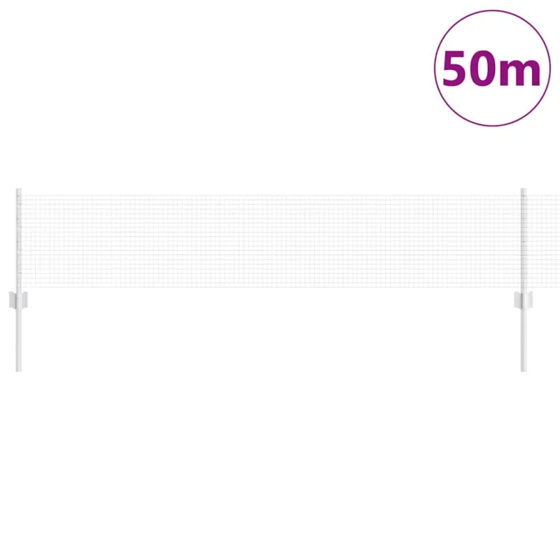 Suvirintas vielos tvora su stulpeliu 50 x 0,4 m (W x H)