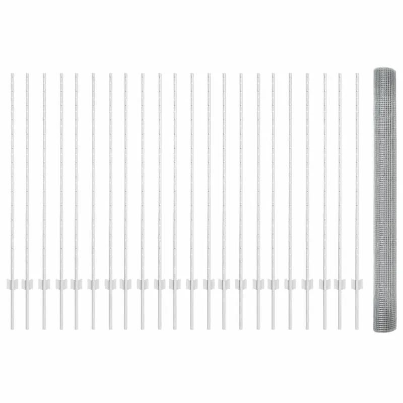 Suvirintas vielos tvora su stulpeliu 50 x 1,4 m (P x A)