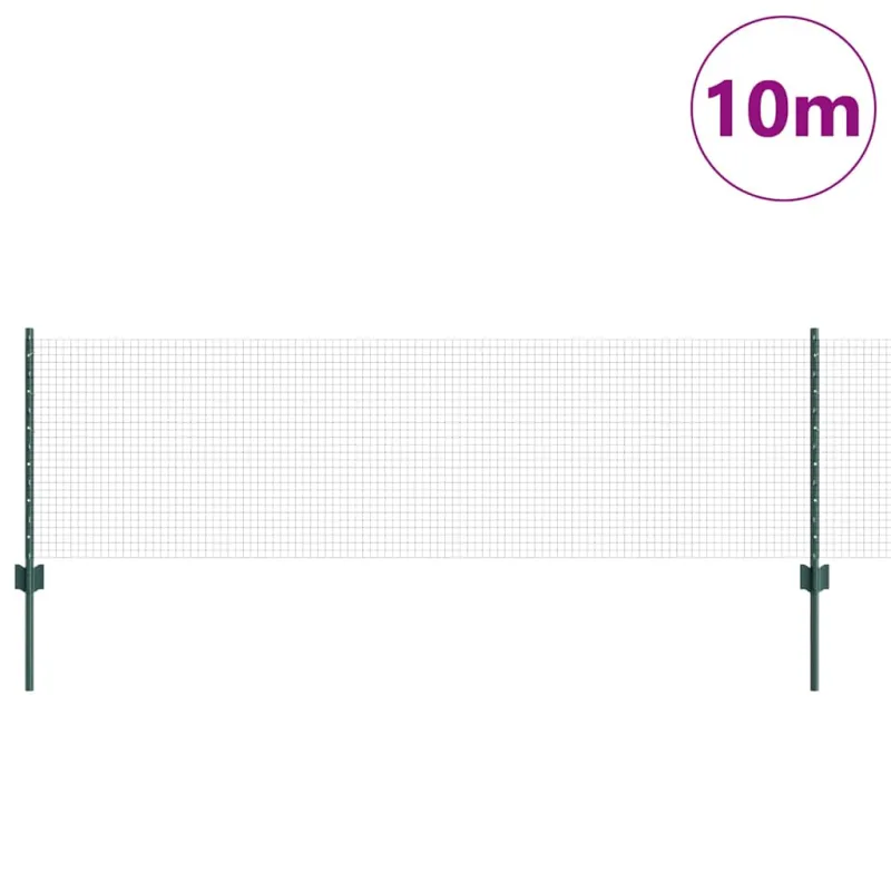 Suvirintas vielos tvora su stulpeliu 10 x 0,6 m (P x A)