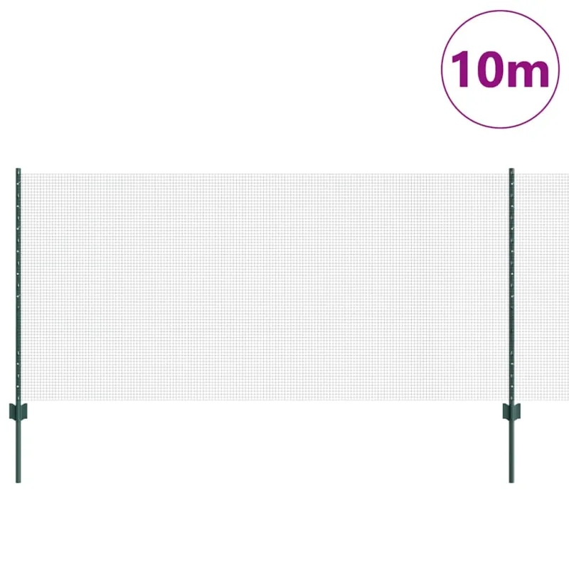 Suvirintas vielos tvora su stulpeliu 10 x 1 m (P x A)