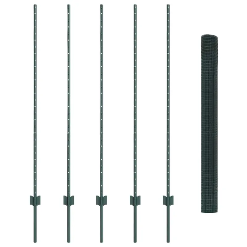 Suvirintas vielos tvora su stulpeliu 10 x 1,4 m (P x A)