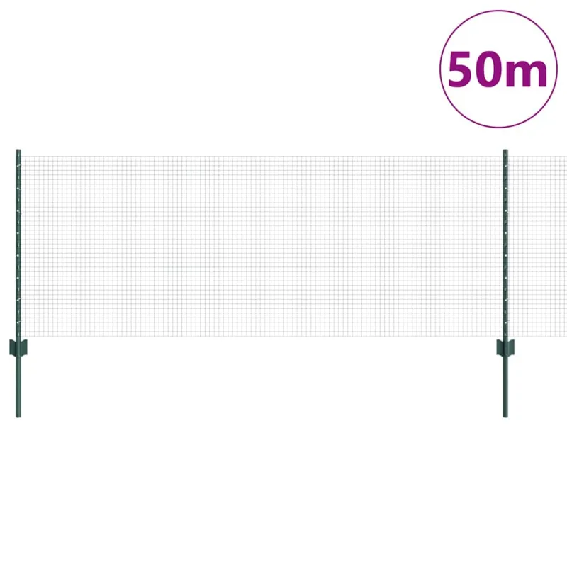 Suvirintas vielos tvora su stulpeliu 50 x 0,8 m (P x A)