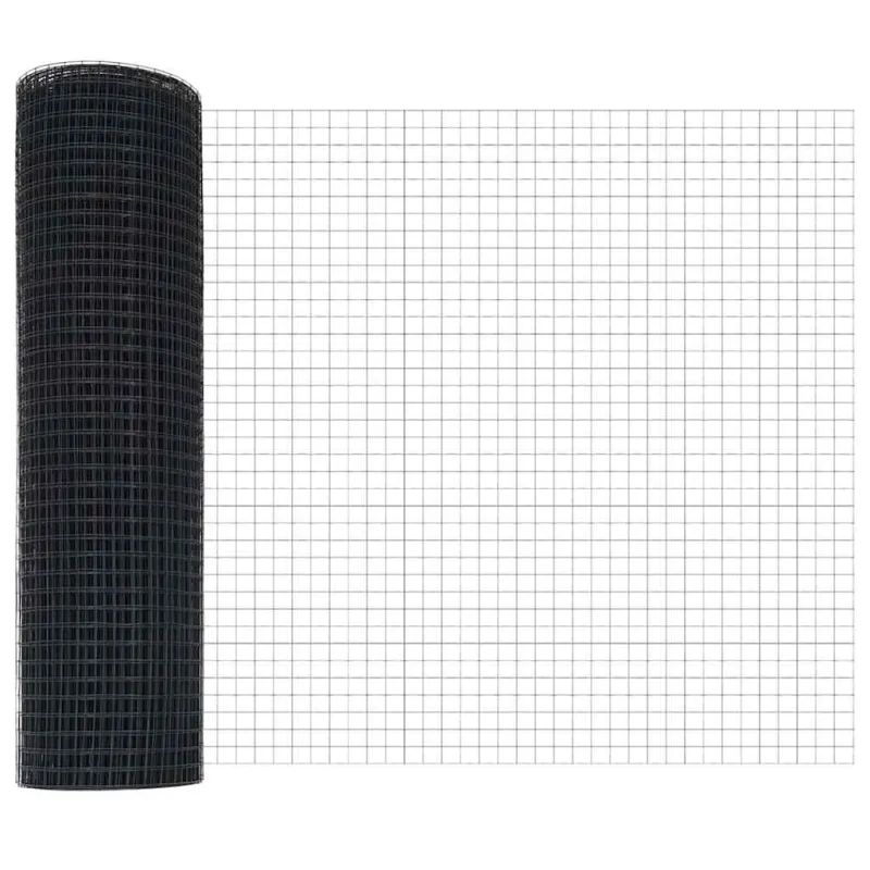 Suvirintas vielos tvora su stulpeliu 25 x 0,5 m (P x A)