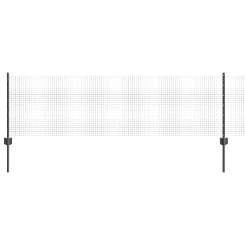 Suvirintas vielos tvora su stulpeliu 25 x 0,6 m (W x H)