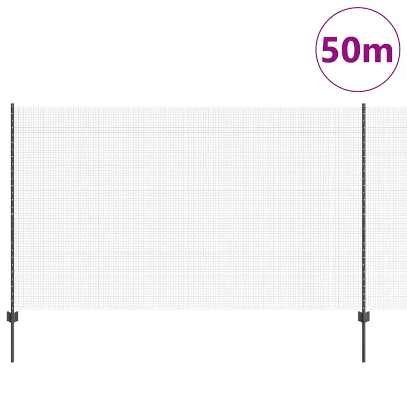 Suvirintas vielos tvora su stulpeliu 50 x 1,4 m (P x A)