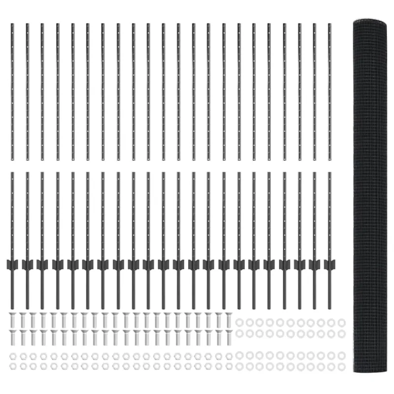 Suvirintas vielos tvora su stulpeliu 50 x 1,4 m (P x A)