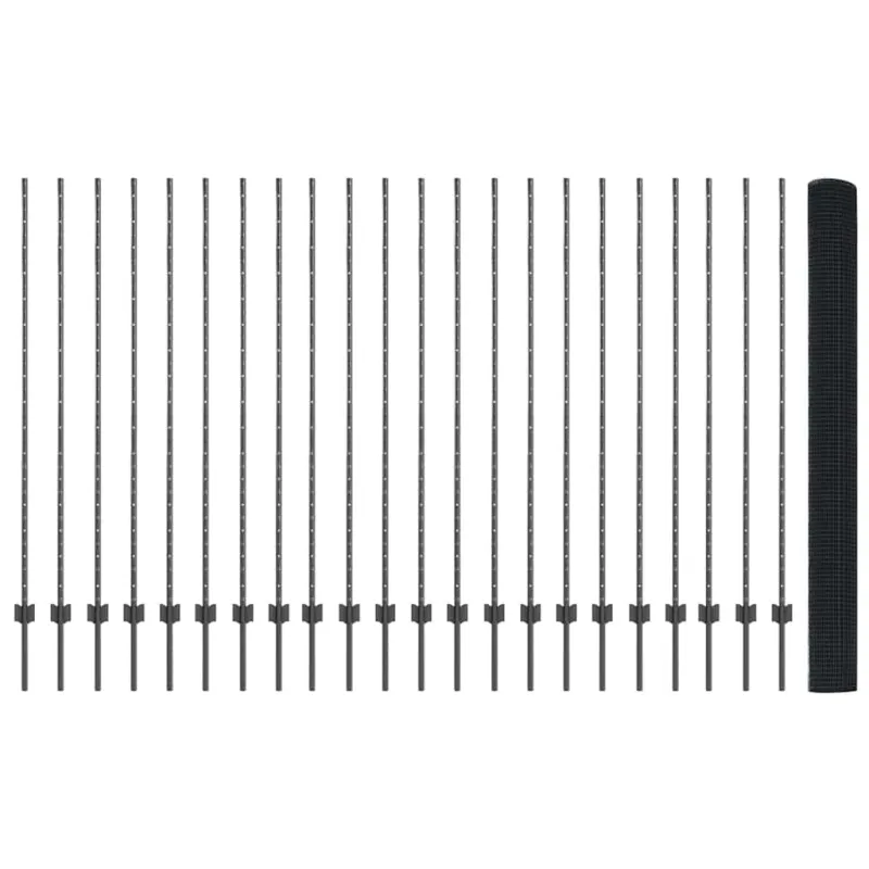 Suvirintas vielos tvora su stulpeliu 50 x 1,5 m (P x A)