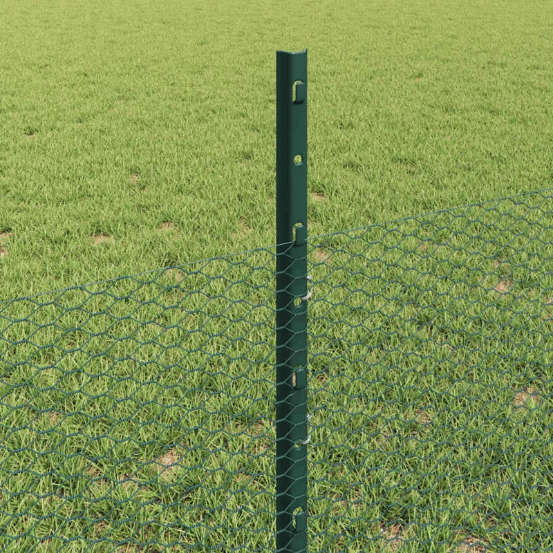 Suvirinto vielos tvoros 10 x 0,5 m (P x A) PVC dengtas plienas