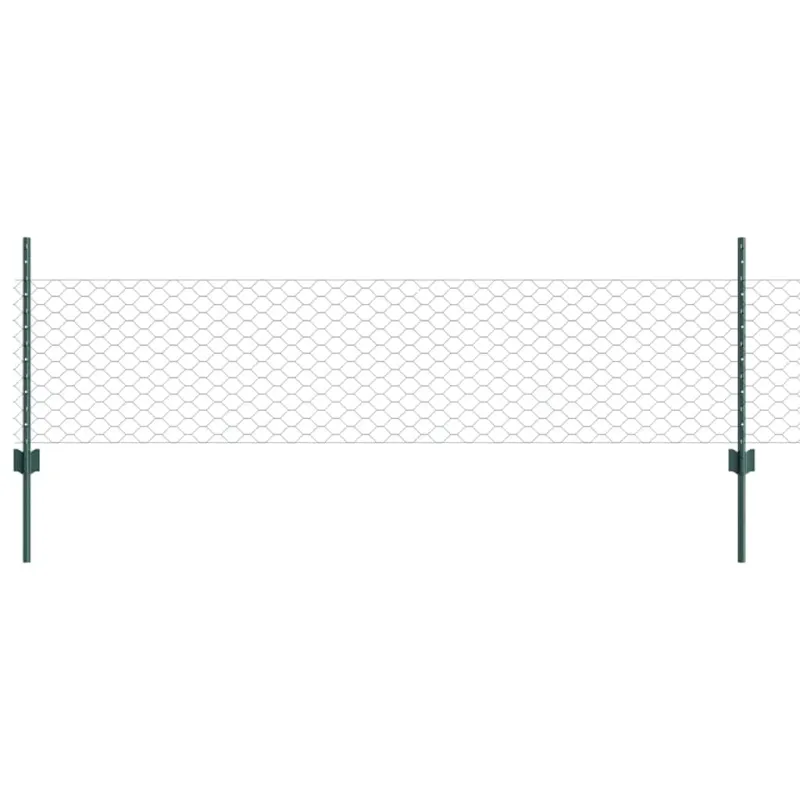 Suvirinto vielos tvoros 10 x 0,5 m (P x A) PVC dengtas plienas