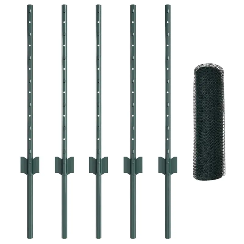 Suvirinto vielos tvoros 10 x 0,6 m (P x A) PVC dengtas plienas