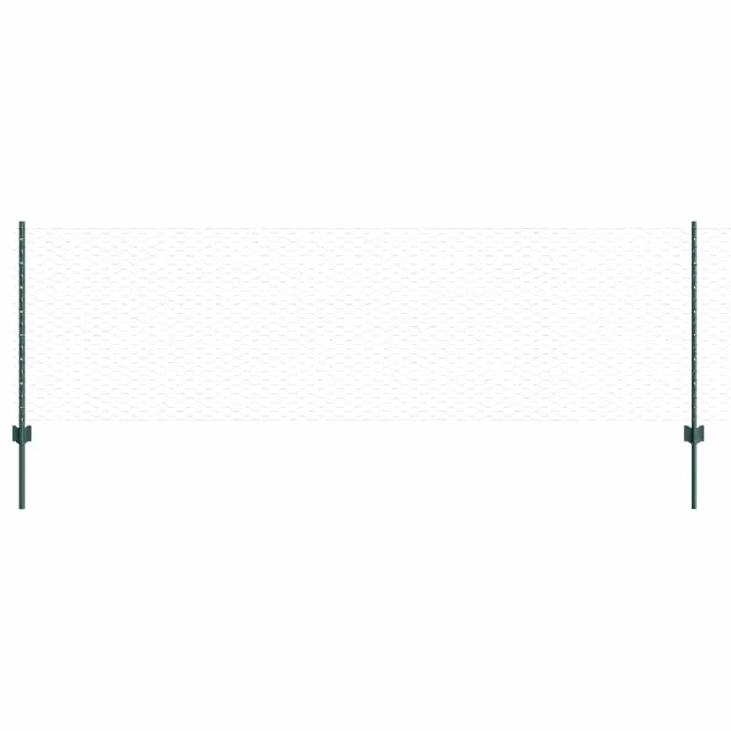 Suvirinto vielos tvoros 10 x 0,8 m (P x A) PVC dengtas plienas