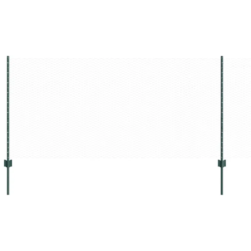 Suvirinto vielos tvoros 10 x 1 m (P x A) PVC dengtas plienas