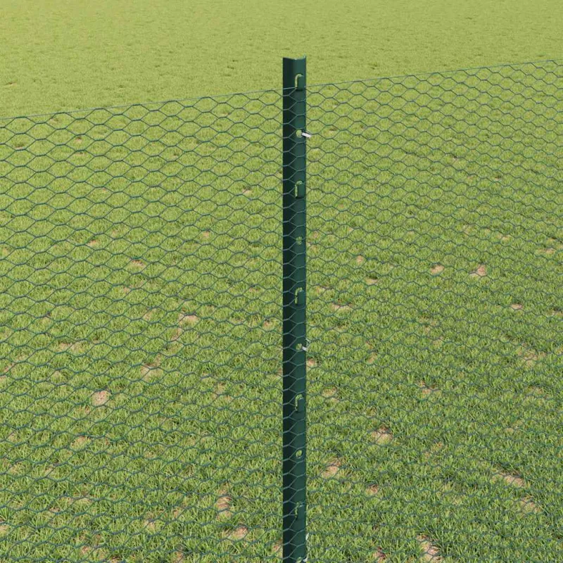Suvirinto vielos tvoros 10 x 1,4 m (P x A) PVC dengtas plienas