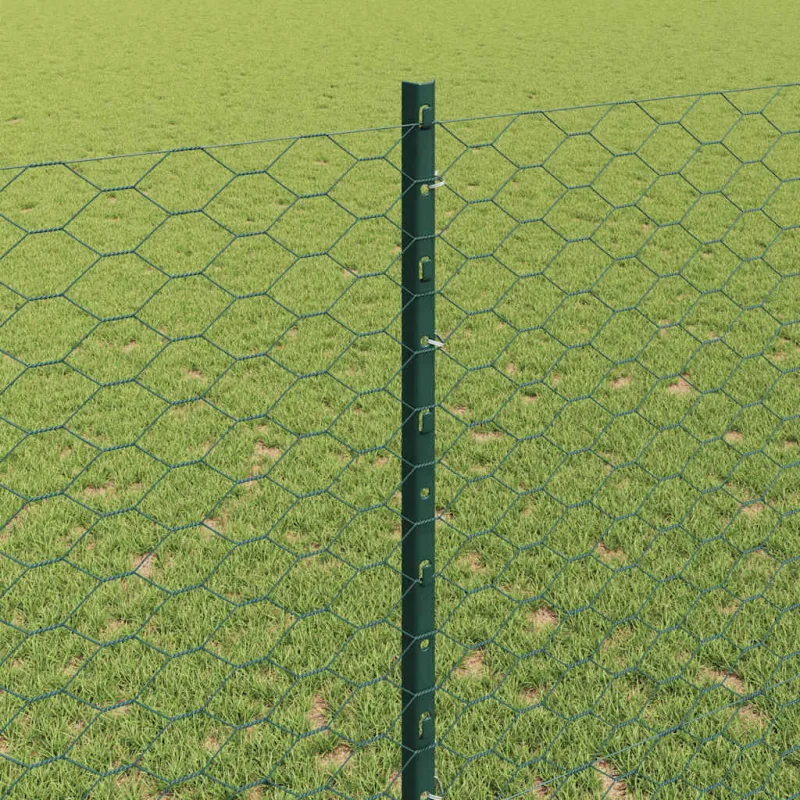 Suvirinto vielos tvoros 10 x 1,4 m (P x A) PVC dengtas plienas