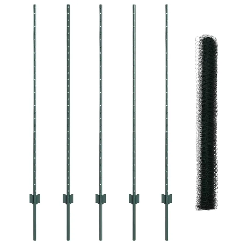 Suvirinto vielos tvoros 10 x 1,4 m (P x A) PVC dengtas plienas