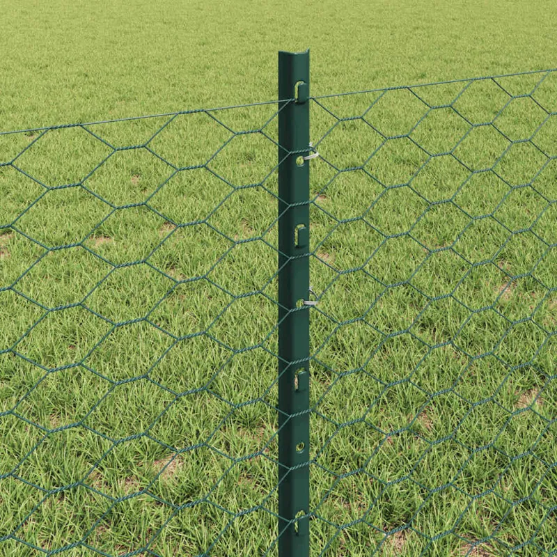 Suvirinto vielos tvoros 25 x 0,6 m (W x H) PVC dengtas plienas