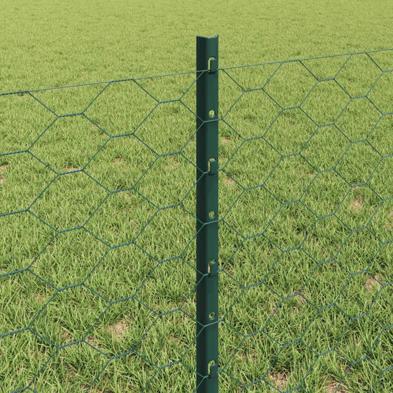 Suvirinto vielos tvoros 25 x 0,6 m (W x H) PVC dengtas plienas