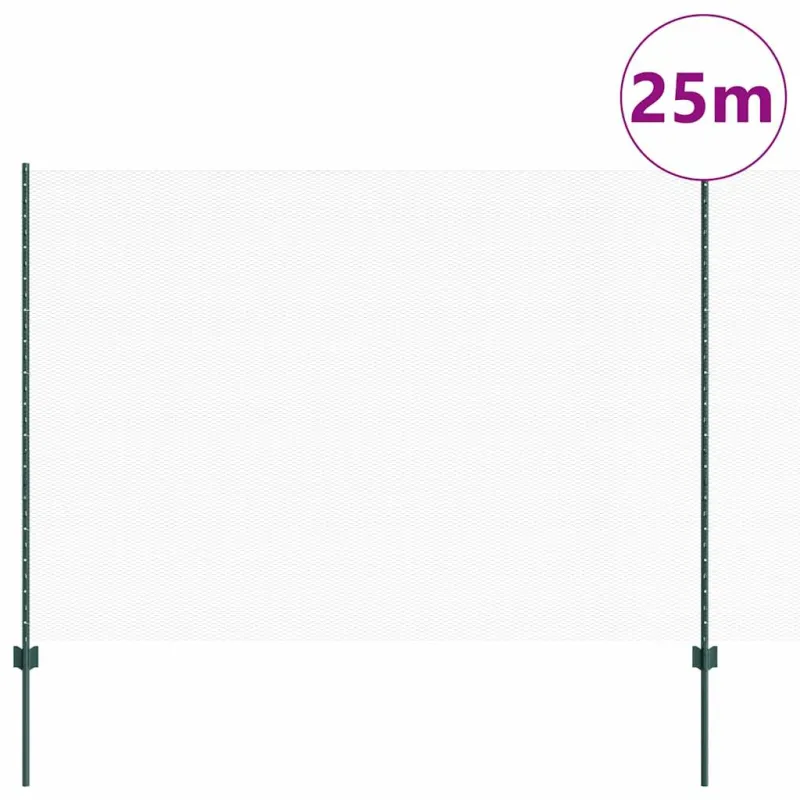 Suvirinto vielos tvoros 25 x 1,6 m (A x H) PVC dengtas plienas