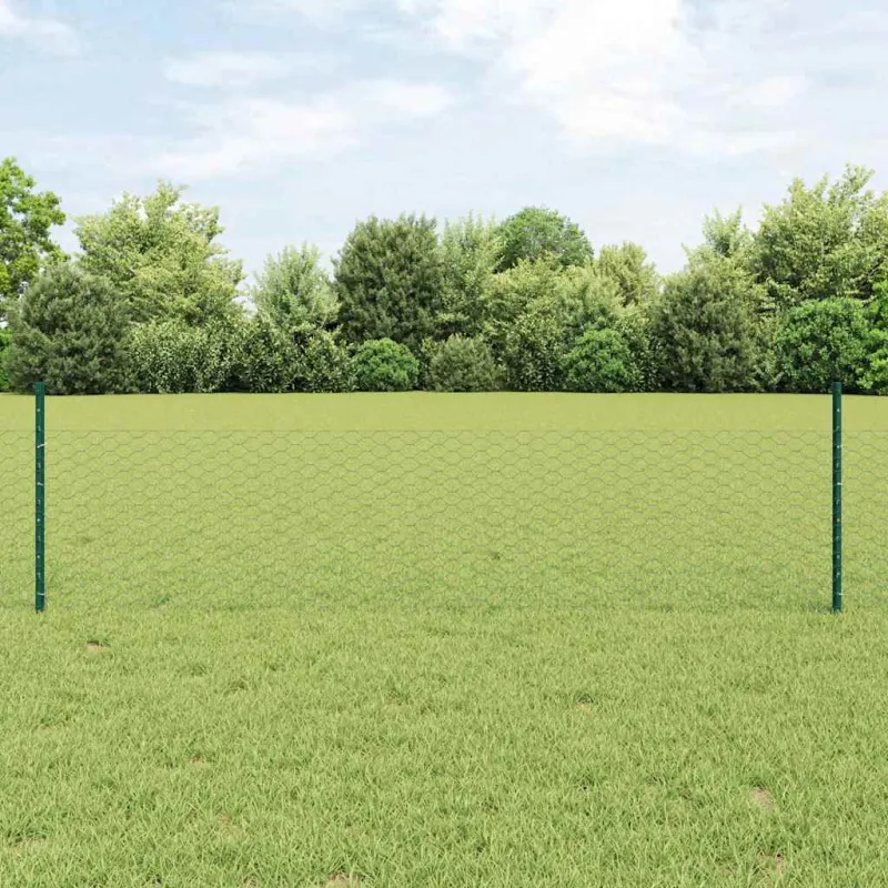 Suvirinto vielos tvoros 50 x 0,5 m (P x A) PVC dengtas plienas