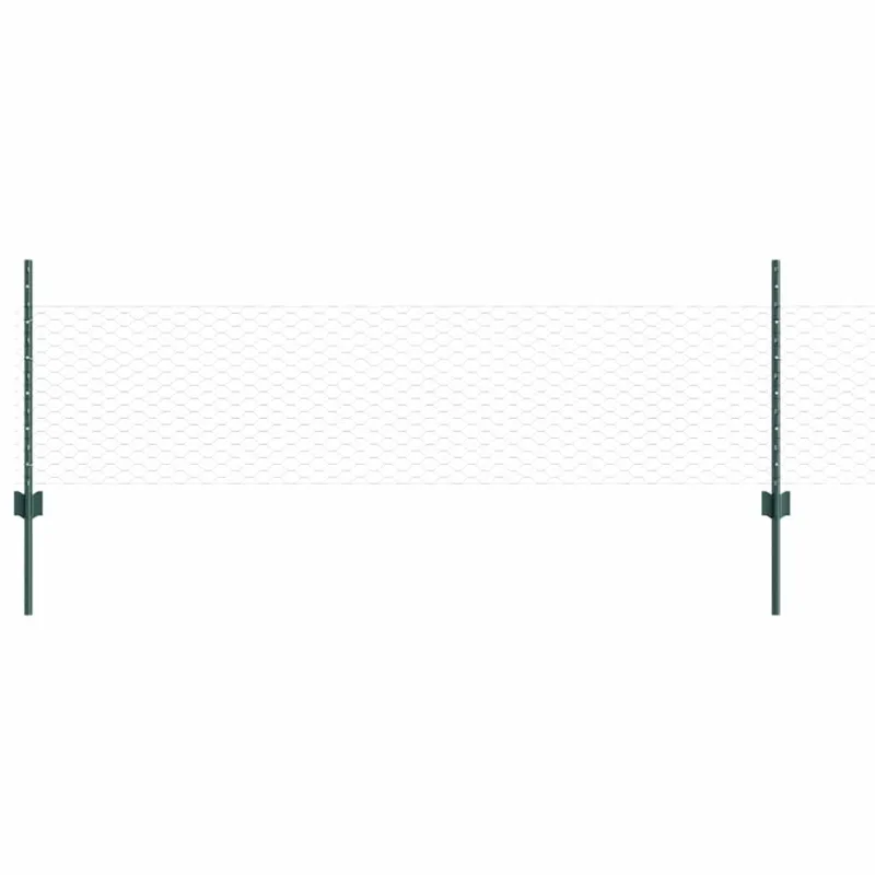 Suvirinto vielos tvoros 100 x 0,5 m (W x H) PVC dengtas plienas