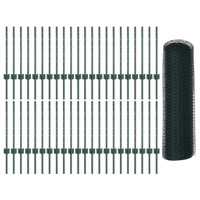 Suvirinto vielos tvoros 100 x 0,6 m (P x A) PVC dengtas plienas