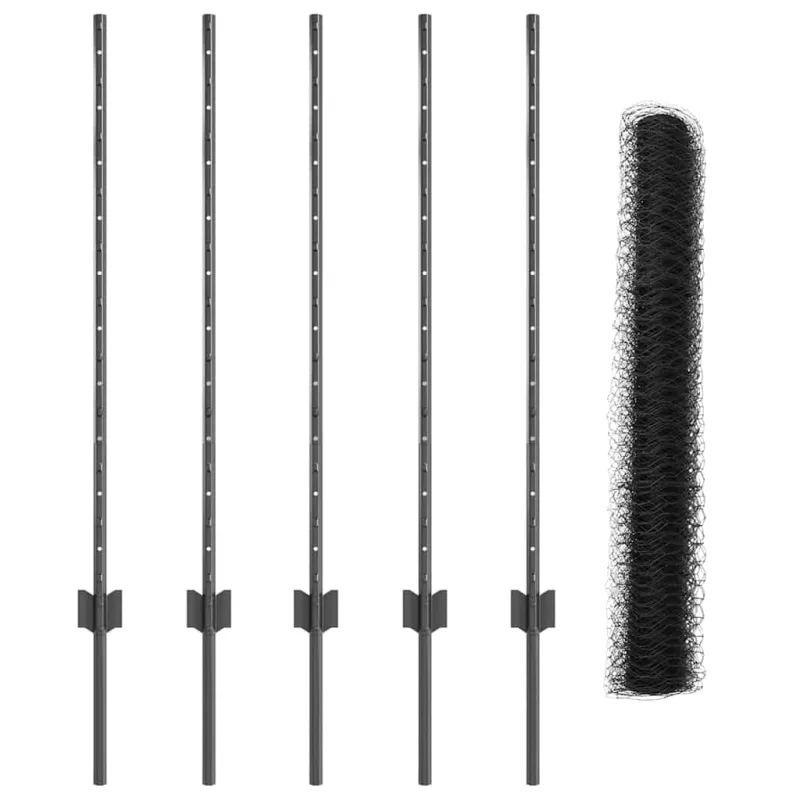 Suvirinto vielos tvoros 10 x 1 m (P x A) PVC dengtas plienas