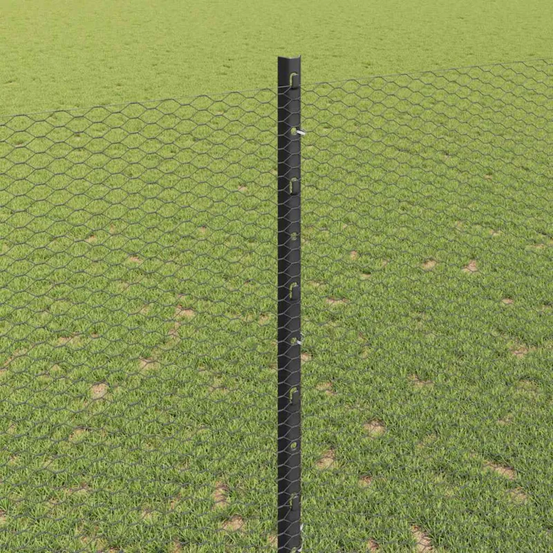 Suvirinto vielos tvoros 10 x 1,4 m (P x A) PVC dengtas plienas