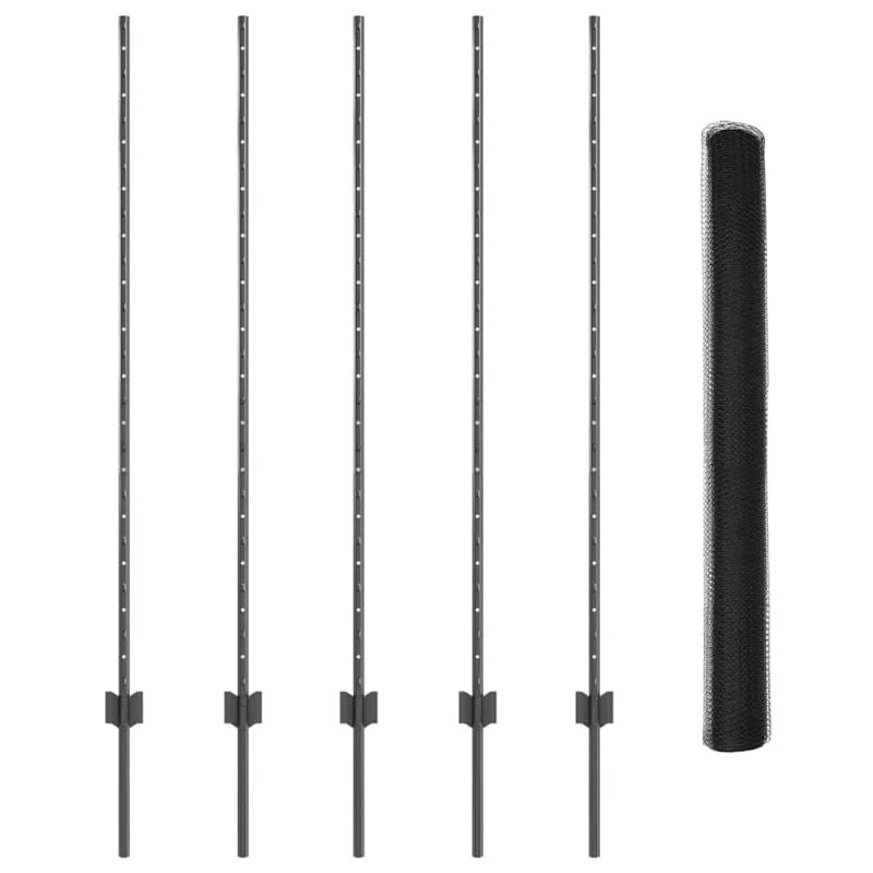 Suvirinto vielos tvoros 10 x 1,4 m (P x A) PVC dengtas plienas
