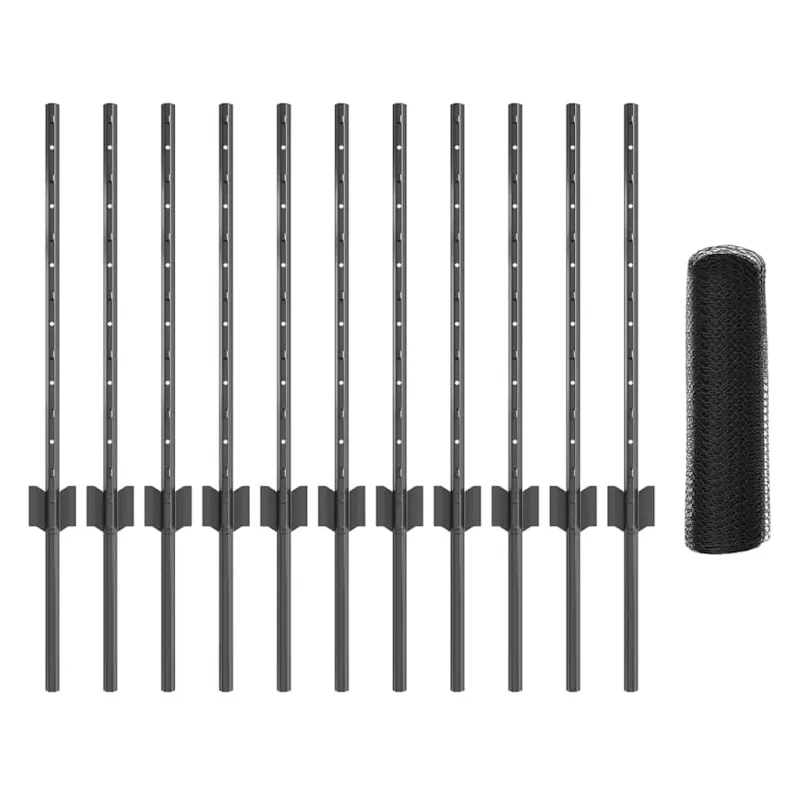 Suvirinto vielos tvoros 25 x 0,5 m (P x A) PVC dengtas plienas