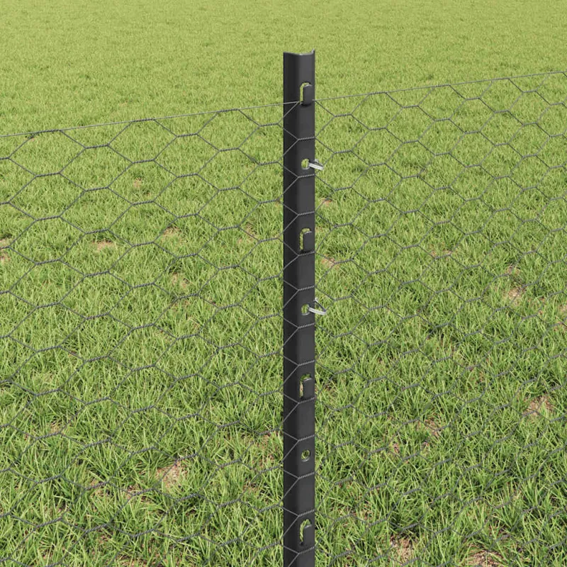 Suvirinto vielos tvoros 25 x 0,6 m (W x H) PVC dengtas plienas