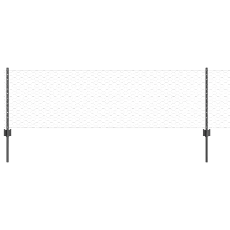 Suvirinto vielos tvoros 25 x 0,6 m (W x H) PVC dengtas plienas