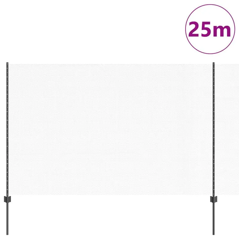 Suvirinto vielos tvoros 25 x 1,6 m (A x H) PVC dengtas plienas