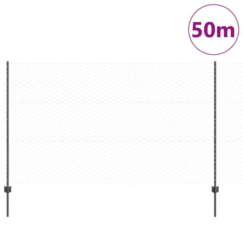 Suvirinto vielos tvoros 50 x 1,4 m (P x A) PVC dengtas plienas