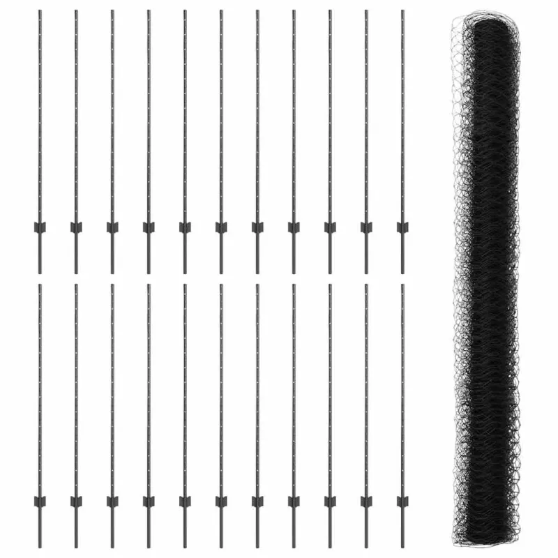 Suvirinto vielos tvoros 50 x 1,4 m (P x A) PVC dengtas plienas