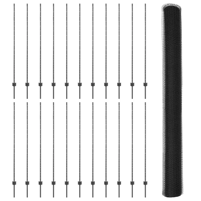 Suvirinto vielos tvoros 50 x 1,5 m (P x A) PVC dengtas plienas