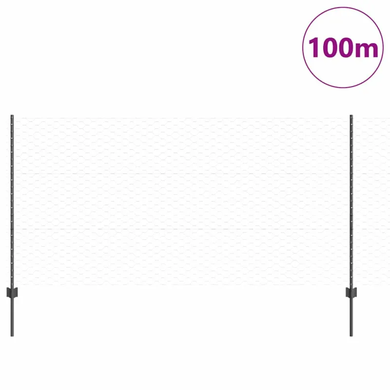 Suvirinto vielos tvoros 100 x 1,2 m (P x A) PVC dengtas plienas