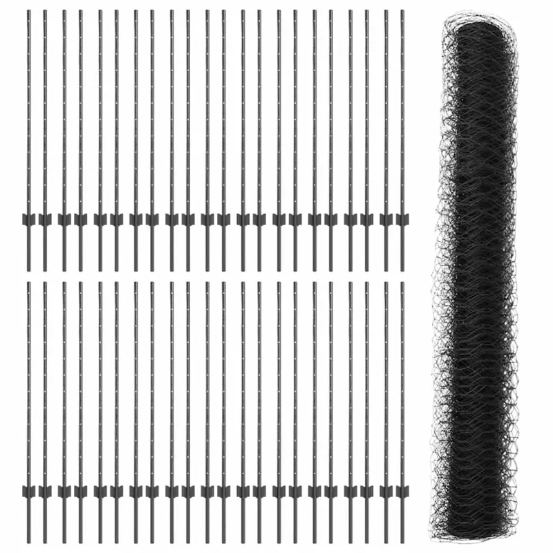 Suvirinto vielos tvoros 100 x 1,2 m (P x A) PVC dengtas plienas