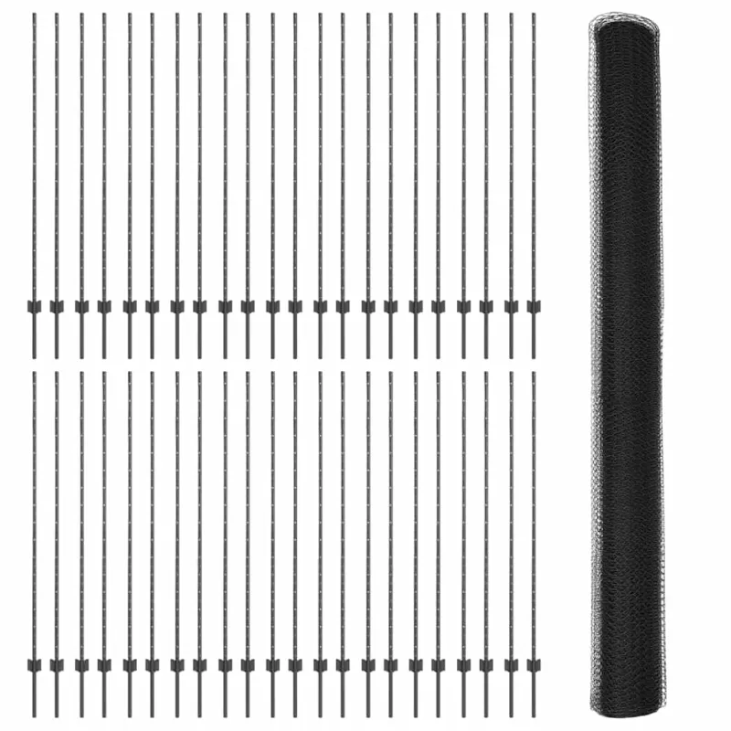 Suvirinto vielos tvoros 100 x 1,6 m (P x A) PVC dengtas plienas