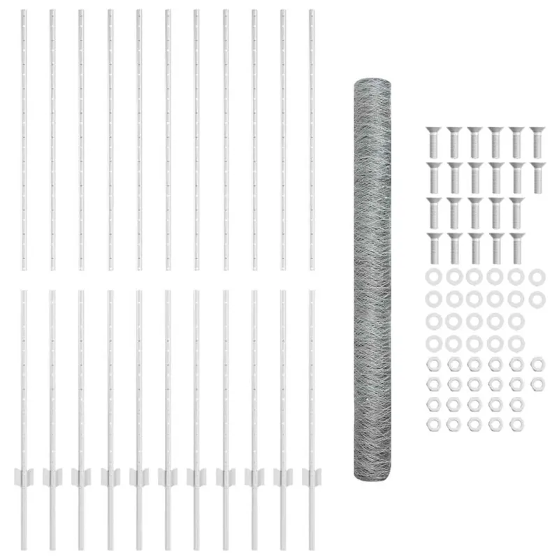 Suvirinto vielos tvoros 25 x 1,6 m (A x H)
