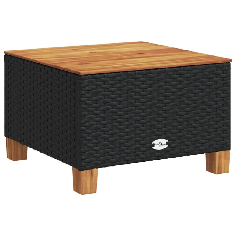 Sofokomplekti, 6-os osat, musta, polyratasta, tyynyillä