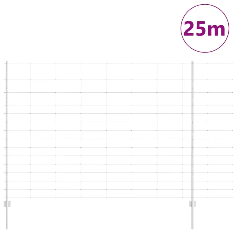 Vilkų tvora su stulpais 25 x 1,6 m (A x H)
