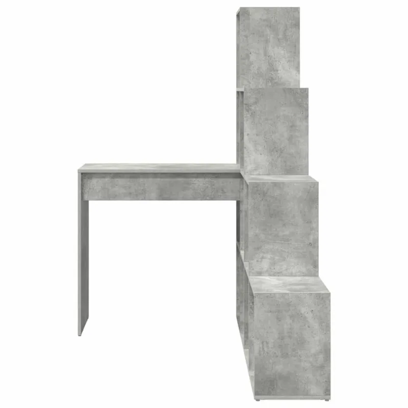 Kampinis rašomasis stalas Betono pilka 101,5 x 149,5 x 149,5 cm