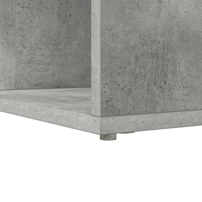 Kampinis rašomasis stalas Betono pilka 101,5 x 149,5 x 149,5 cm
