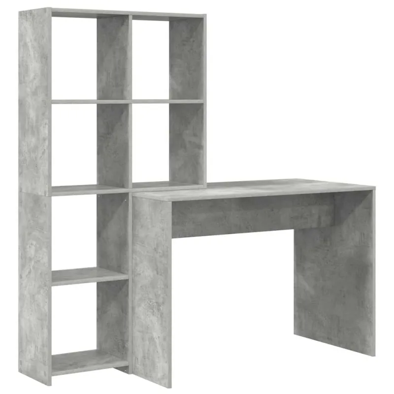 Stalas Betono pilka 138,5 x 55 x 143 cm Apdirbta mediena