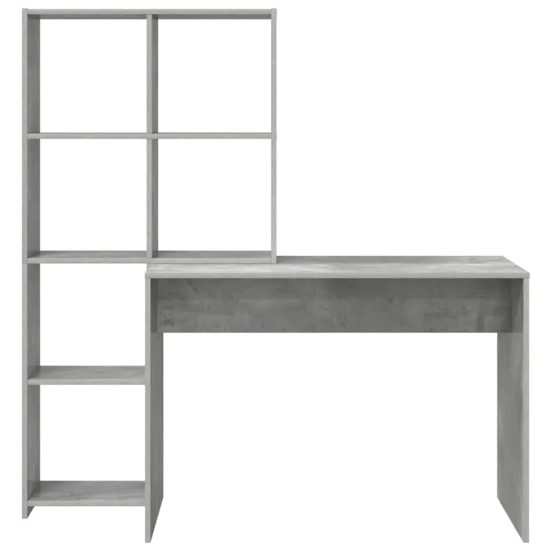 Stalas Betono pilka 138,5 x 55 x 143 cm Apdirbta mediena