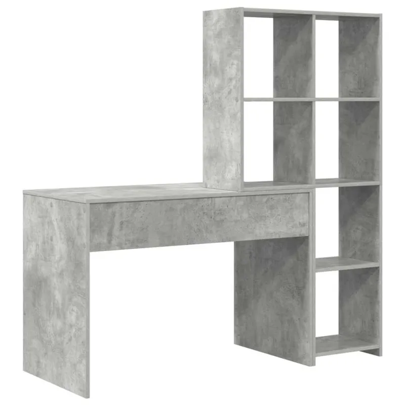 Stalas Betono pilka 138,5 x 55 x 143 cm Apdirbta mediena