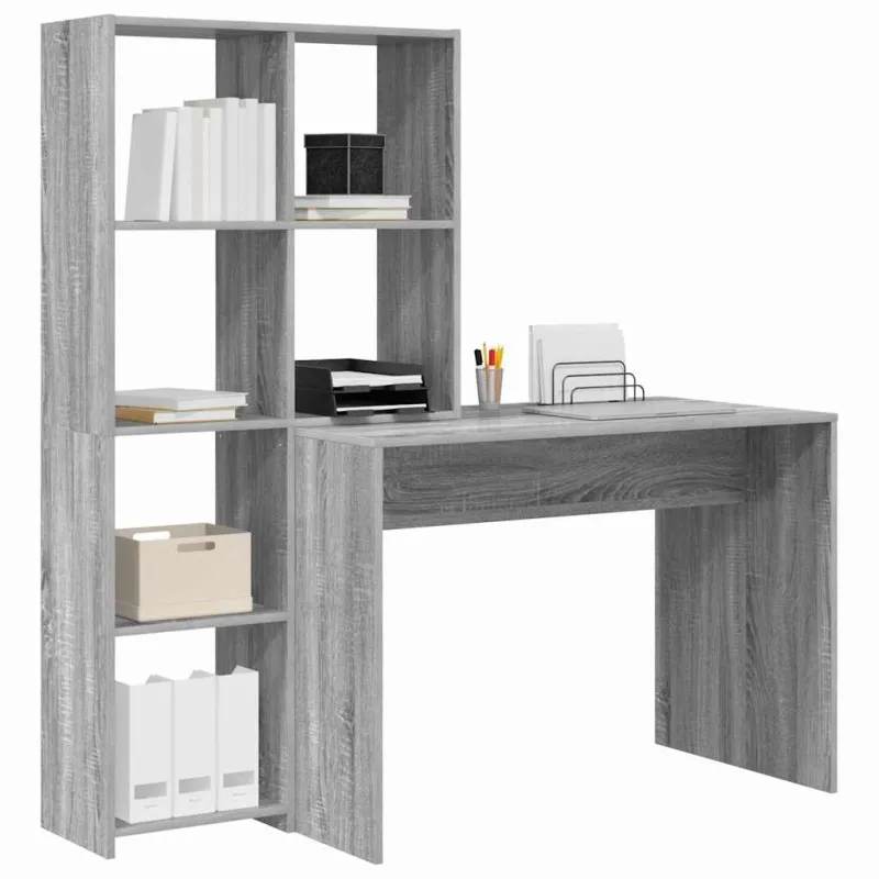Stalas Pilkas Sonoma 138,5 x 55 x 143 cm Apdirbta mediena